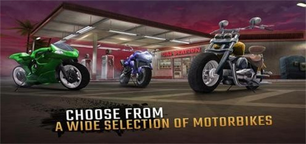 摩托骑士GO无限金币破解版：多样玩法的摩托车竞速游戏，超多超多！